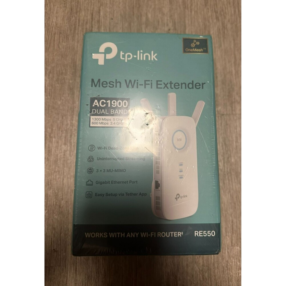 TP-Link AC1900 WiFi Range Extender RE550 Dual-Band Wireless Repeater Amplifier
